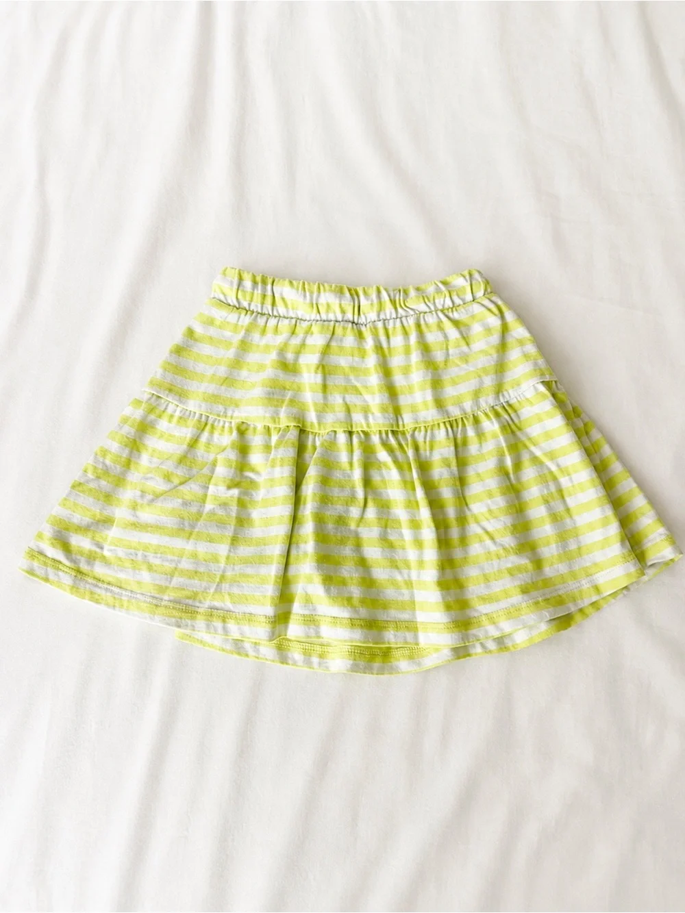 Old Navy Striped Toddler Girls Skort Size 2T | Green & White